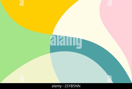 Sfondo astratto con Soft Color Design Illustrazione Vettoriale