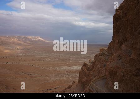 Parco nazionale di Masada nel Mar morto Foto Stock