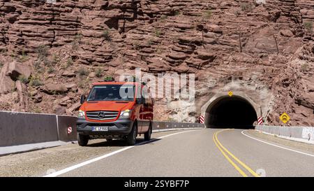 Route 150 Viewpoint, Provincia di San Juan, Argentina, Sud America Foto Stock
