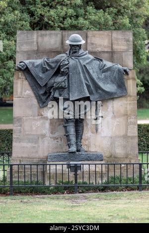 Il Memoriale dell'autista e dei tergicristalli al Melbourne Shrine Foto Stock