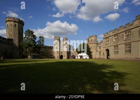 Il Castello di Warwick, Warwick, Regno Unito Foto Stock