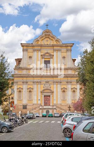 Roma, Italia - 17 marzo 2018: Parrocchia di Santa Maria delle Grazie alle Fornaci vicino al Vaticano. Foto Stock