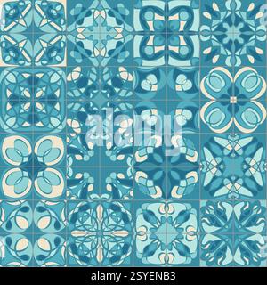 Piastrelle in ceramica Illustrazione Vettoriale