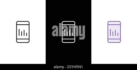 Diagramma che rappresenta l'icona di crescita. Aumentare i profitti. Grafico dell'icona del vettore di crescita. Illustrazione Vettoriale