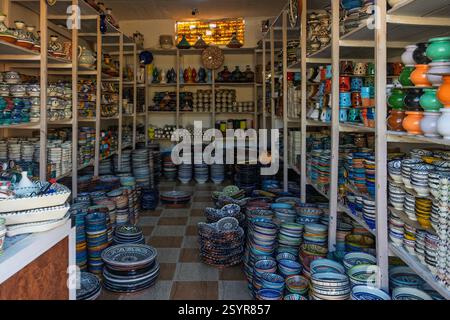 Safi, Marocco, è conosciuta per le sue ceramiche e ceramiche, le spiagge e la ricca storia. Foto Stock