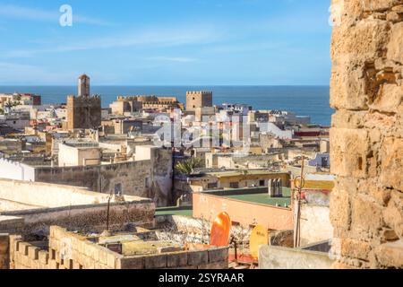 Safi, Marocco, è conosciuta per le sue ceramiche e ceramiche, le spiagge e la ricca storia. Foto Stock