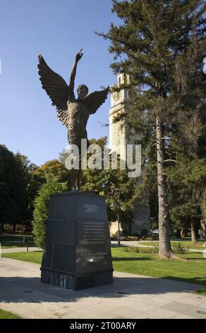 Monumento ai difensori della Macedonia a Bitola. Macedonia Foto Stock