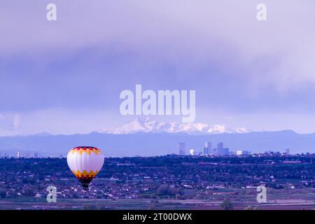 Aerostato di aria calda Foto Stock