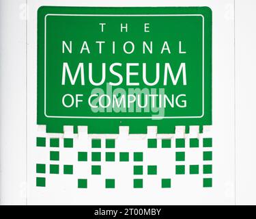 National Museum of Computing a Bletchley Park, un tempo sede della British Codebreaking e sviluppò Colossus il primo computer programmabile al mondo Foto Stock