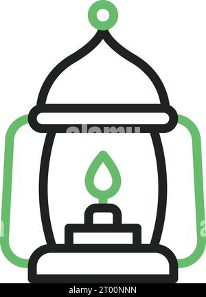 Immagine vettoriale dell'icona della spia dell'olio. Illustrazione Vettoriale