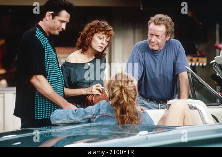 Thelma e Louise anno : 1991 USA Direttore : Ridley Scott Michael Madsen, Susan Sarandon, Geena Davis, Ridley Scott Shooting Picture Foto Stock