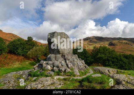 La pietra di Bruces a Glentrool, Dumfries e Galloway, Scozia Foto Stock