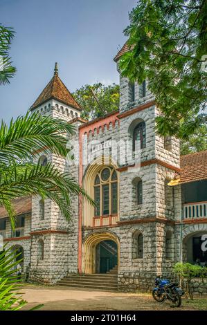 01 19 2013 Vintage HOSTEL State Central Library - Palayam Trivandrum Thiruvananthapuram; Kerala INDIA Asia Foto Stock