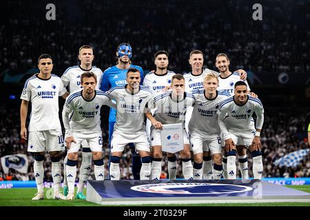 Copenhagen, Danimarca. 3 ottobre 2023. L'11° titolare del Copenaghen per la partita di UEFA Champions League tra il Copenaghen e il Bayern Monaco al Parken di Copenaghen. (Foto: Gonzales Photo/Alamy Live News Foto Stock