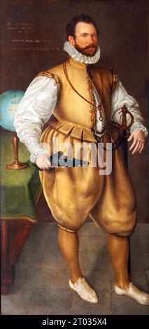 Sir Martin Frobisher (1535 – 1594) marinaio e corsaro inglese Foto Stock