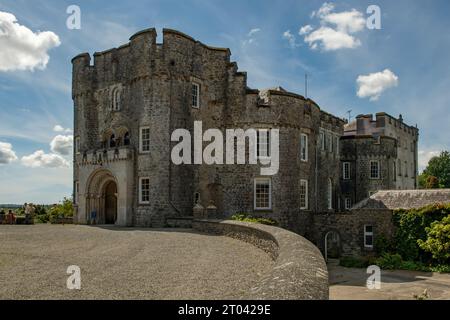 Castello di Picton, vicino a Haverfordwest, Pembrokeshire, Galles Foto Stock