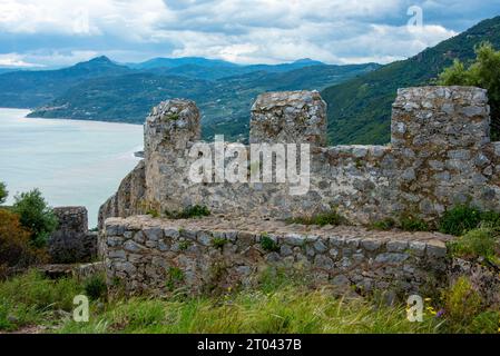 Rovine del Castello di Cefalù - Sicilia - Italia Foto Stock