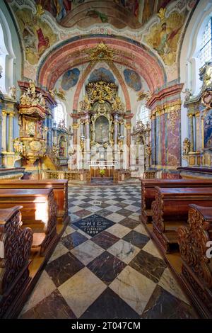 Chiesa della Natività di Cristo, sito di pellegrinaggio mariano Loreta, anche Loreto, foto interna, Praga, Repubblica Ceca Foto Stock