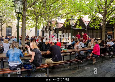 U Fleku Brewery and Restaurant, ristorante tradizionale, Praga, Repubblica Ceca Foto Stock