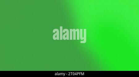 sfondo sfumato verde granuloso, effetto texture disturbo, design banner web astratto scuro, spazio di copia Foto Stock