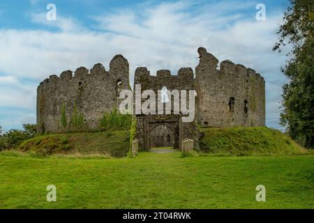 Restormel Castle, Lostwithiel, Cornovaglia, Inghilterra Foto Stock