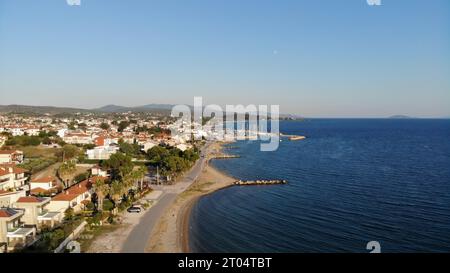 Vista dalla Nikiti, Sithonia - Grecia Foto Stock