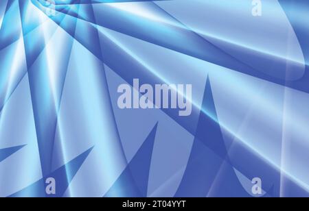 interfaccia utente o interfaccia utente moderna creativa astratta a colori neon blu vettoriale per computer portatili o altri dispositivi con sfondo hd Illustrazione Vettoriale