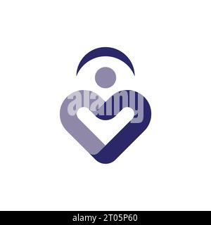 Fermata Logo, Wellness and Rehab Center Logo Illustrazione Vettoriale