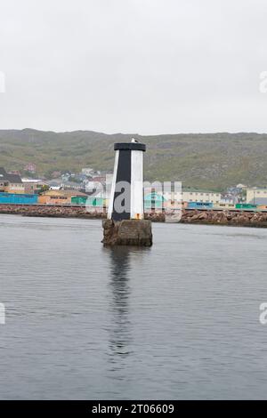 Boa di avvertenza ostruzione in St. Pierre, Francia Foto Stock