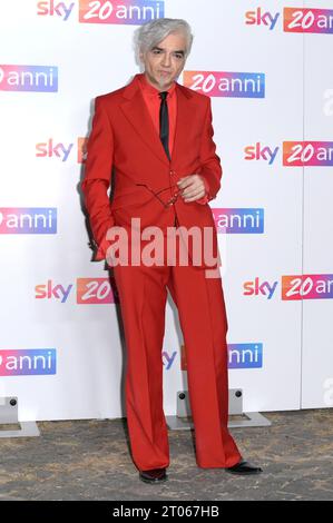 Morgan beim Photocall 'Sky 20 anni / Sky 20 Jahre' im Terme di Diocleziano. ROM, 03.10.2023 Foto Stock