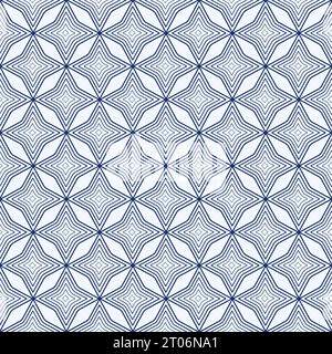 Pattern senza cuciture sfondo astratto illustrazione vettoriale del doodle senza fine isolata su sfondo azzurro Illustrazione Vettoriale