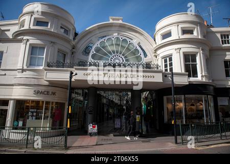 The Arcade nel centro di Bournemouth nel 23 settembre Foto Stock