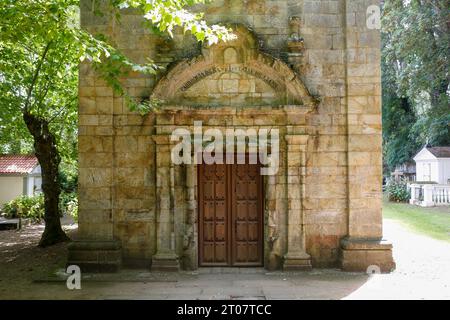 Chiesa parrocchiale di Santa Eulalia de Lians a Oleiros, Una Coruna Foto Stock