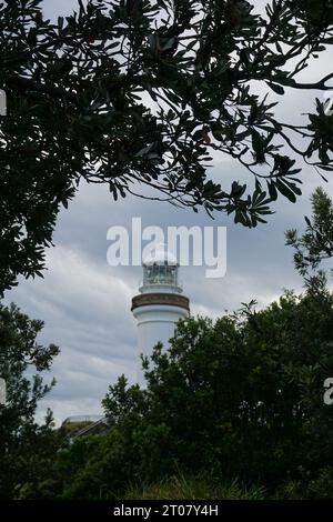 Faro di Cape byron (faro di byron Bay), a Cape Byron Headland, il punto più orientale dell'Australia, Byron Bay, nuovo galles del Sud, australia Foto Stock