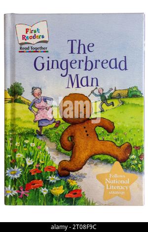 The Gingerbread Man, classico libro per bambini, fiaba, fiabe, libri per i primi lettori Foto Stock