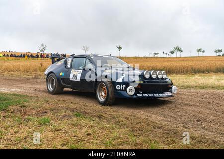 ADAC Eifel Rally Festival 2023, Alpine Renault A310 V6, Vulkaneifel, Eifel, Renania-Palatinato, Germania Foto Stock