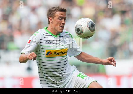 Max Kruse (10 - Bor. Mönchengladbach) Aktion Telekom Cup 2013 a Mönchengladbach, Deutschland AM 20.07.2013 Foto Stock