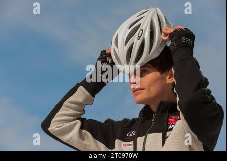 Richard Freitag Privataufnahmen in Val di Fiemme, Italien AM 27.02.2013 Foto Stock