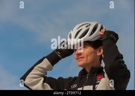 Richard Freitag Privataufnahmen in Val di Fiemme, Italien AM 27.02.2013 Foto Stock