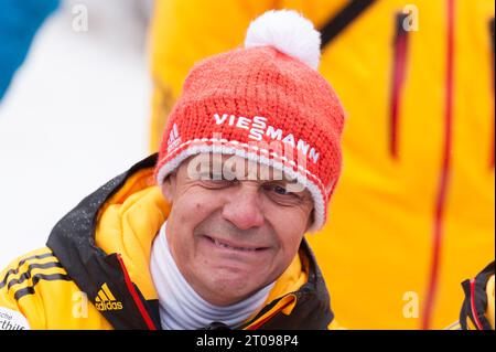 Norbert Loch Bundestrainer Rodeln 3. Viessmann Rodel Weltcup a Winterberg, Deutschland AM 30.11.2013 Foto Stock