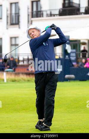 Carnoustie, Scozia. 5 ottobre 2023. Bill Murray partecipa al primo giorno dell'Alfred Dunhill Links Championship 2023. Crediti: Tim Gray/Alamy Live News Foto Stock