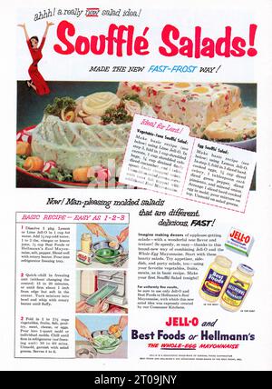 Annata aprile 1953 'Good Housekeeping' Magazine Issue Advert, USA Foto Stock