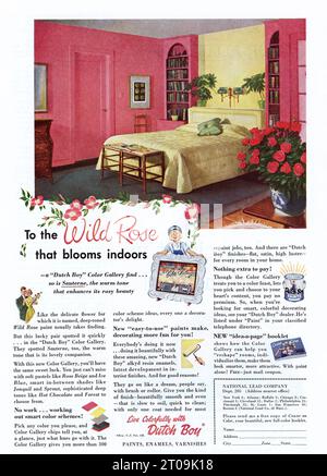 Annata aprile 1953 'Good Housekeeping' Magazine Issue Advert, USA Foto Stock