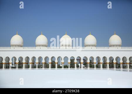 Grande Moschea Sheikh Zayed dello sceicco Scheich-Zayid-Moschee Foto Stock