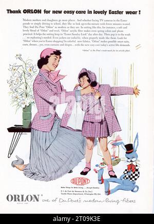 Annata aprile 1953 'Good Housekeeping' Magazine Issue Advert, USA Foto Stock