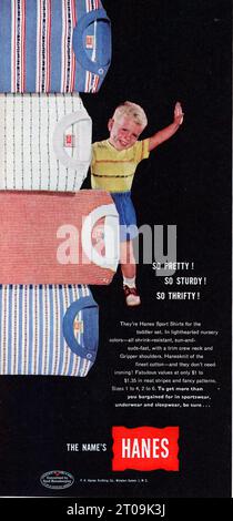 Annata aprile 1953 'Good Housekeeping' Magazine Issue Advert, USA Foto Stock