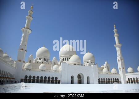 Grande Moschea Sheikh Zayed dello sceicco Scheich-Zayid-Moschee Foto Stock