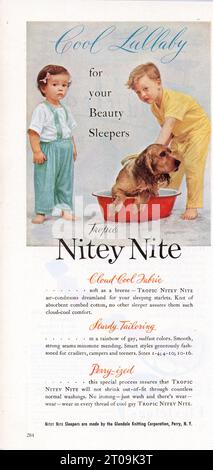 Annata aprile 1953 'Good Housekeeping' Magazine Issue Advert, USA Foto Stock