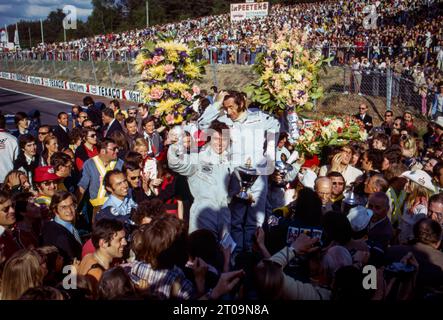 06 Cevert Francois (fra), Elf Team Tyrrell, Tyrrell-Ford 006, azione durante il Gran Premio del Belgio 1973, 5° round della stagione 1973 di Formula 1, sul circuito Zolder, dal 18 al 20 maggio 1973 a Zolder, Belgio - foto DPPI Foto Stock