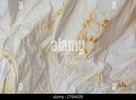 macchie di caffè su carta, consistenza, sfondo. Foto di alta qualità Foto Stock